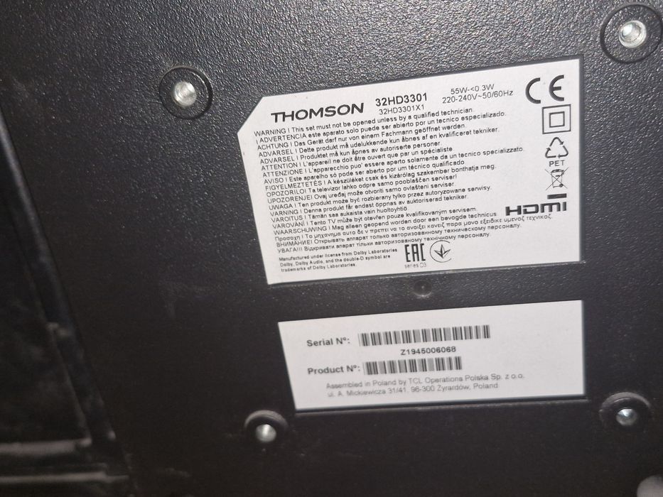 Telewizor Thomson 32 cale