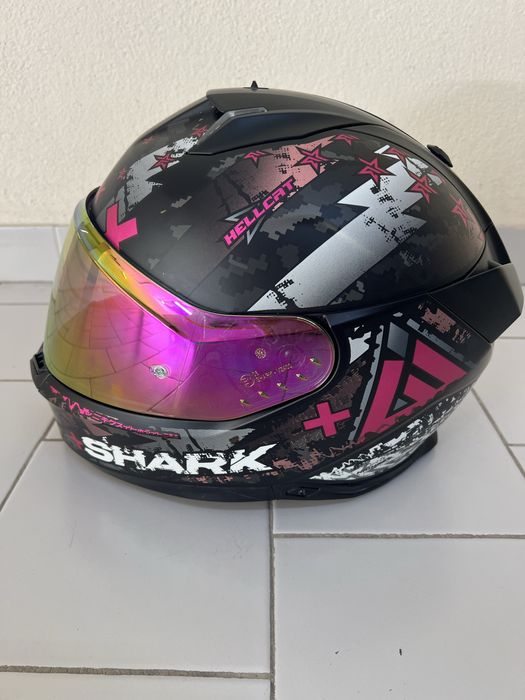 Capacete SHARK Skwal i3 Hellcat MAT Black / Chrom / Violet