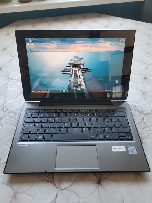 Laptop 2w1 / FullHd/4x2GHz/4GBRam/Ssd64Gb+Hdd320Gb/Win10/Dotyk