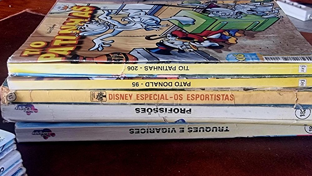 Vendo lote de livros de Banda desenhada (Reservado): Disney e turma do Zé Carioca