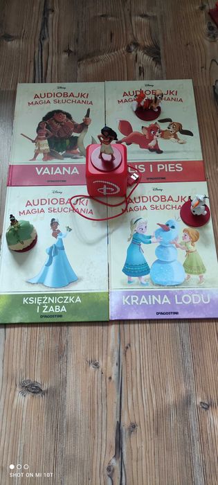 Audiobajki "Magia słuchania" wyd. DeAgostini + głośnik+ kabel+ karta polskojęzyczna + gratis