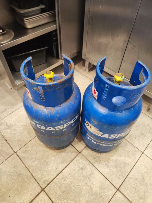 Butla gazowa pełna butanu