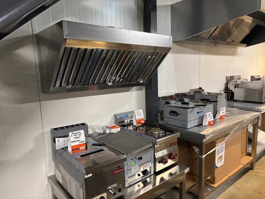 Hotte Profissional (chaminé) Compacta em Aço Inoxidável