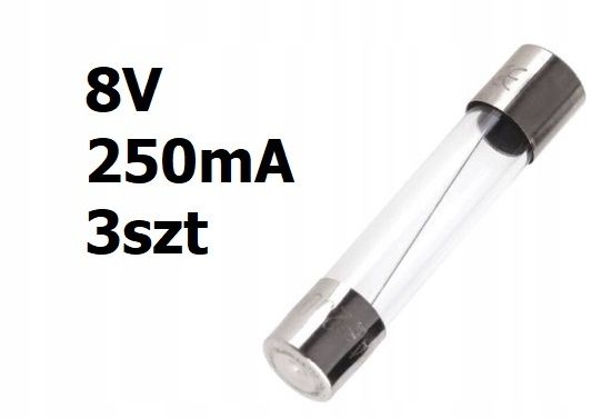 Żarówka rurkowa 8V DC 250mA 31mm 3szt