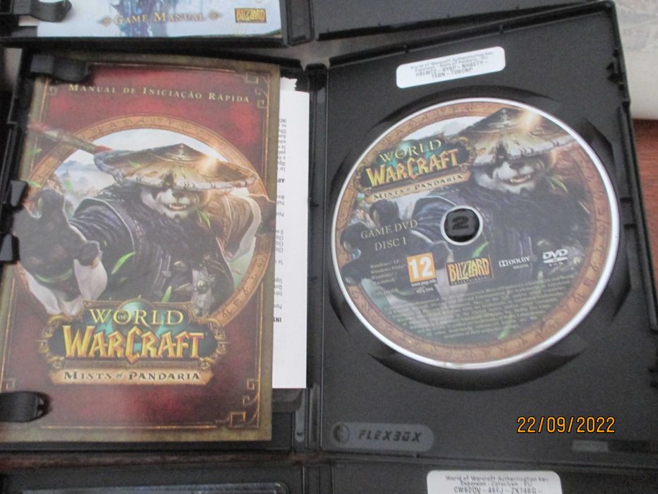 Vários jogos World Warcraft