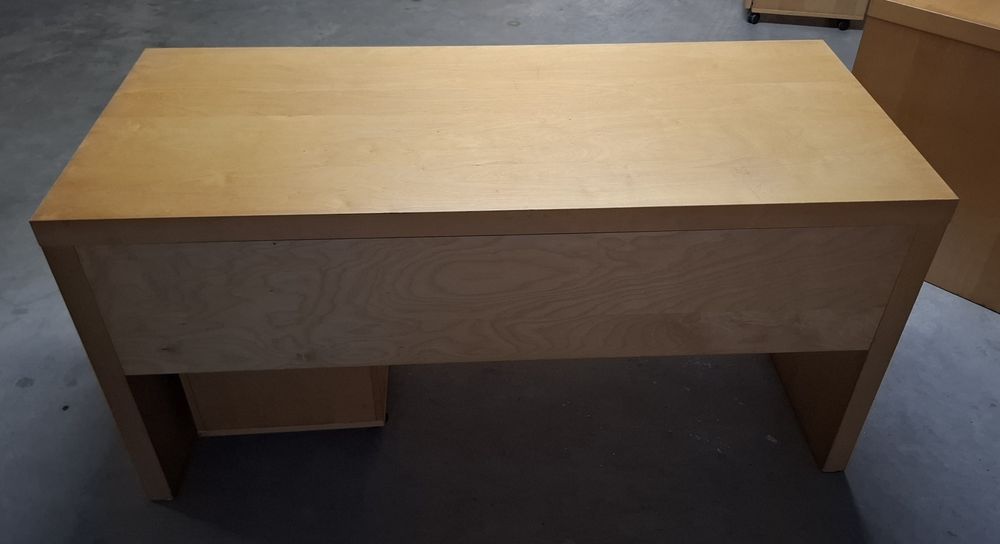 IKEA JONAS/MALM - secretária c/ painel deslizante e blocos de gavetas