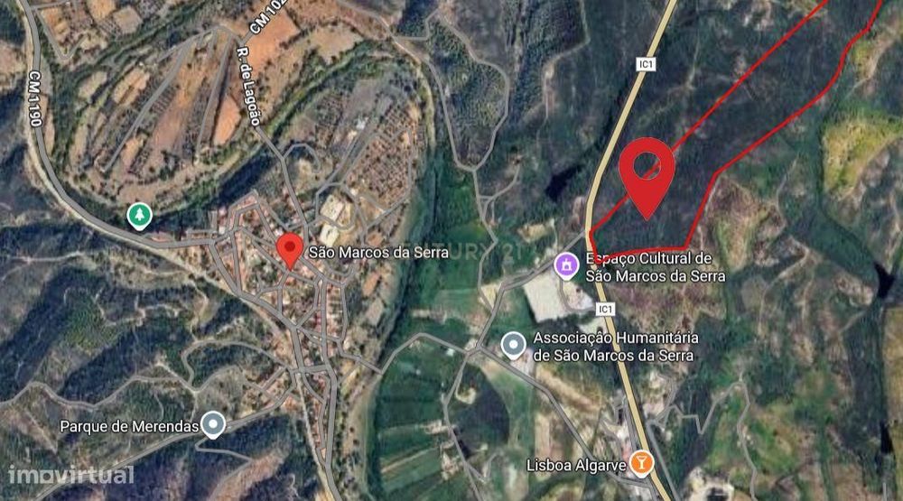 Terreno Rústico em São Marcos da Serra junto ao IC1– 11,7 Hectares de