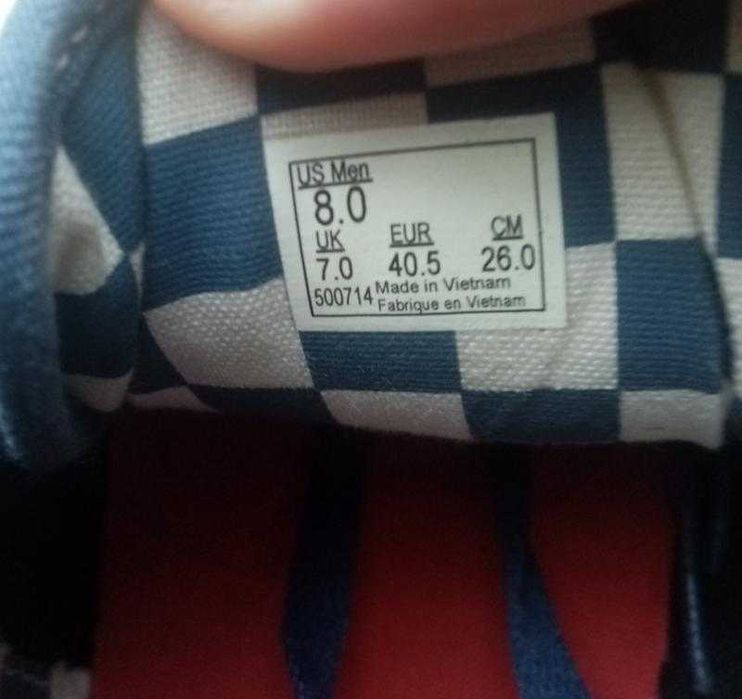 Низькі замшеві кеди vans. оригінал.