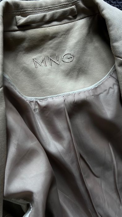 Жакет піджак Mango бежевий