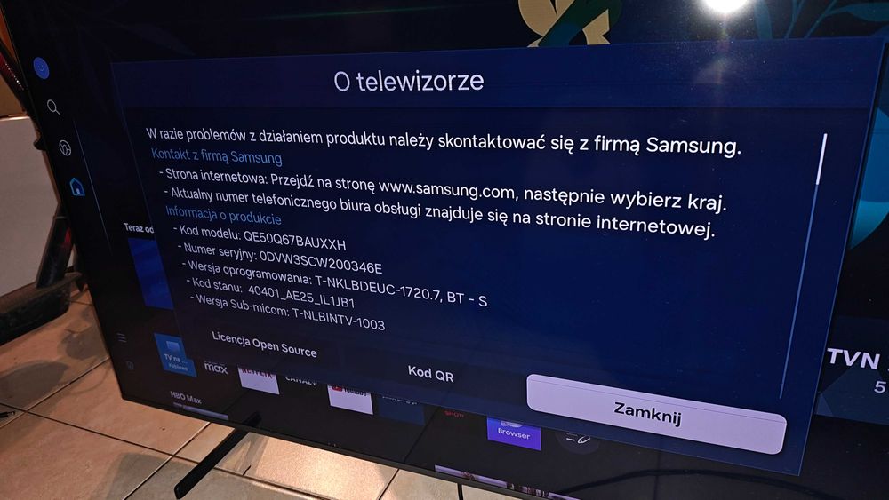 TV Samsung QE50Q67BAUXXH