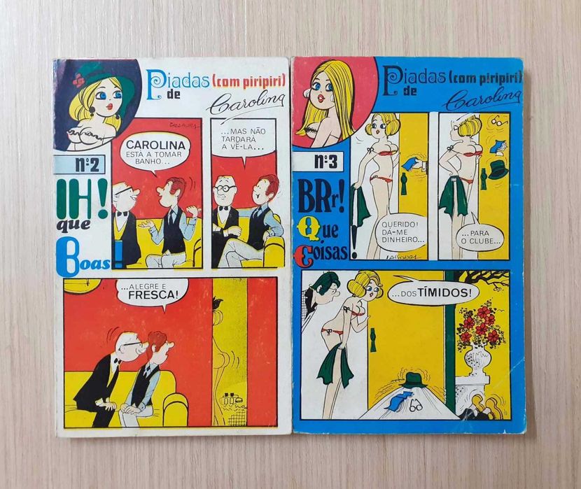 Piadas (com piripiri) de Carolina (BD humorística)