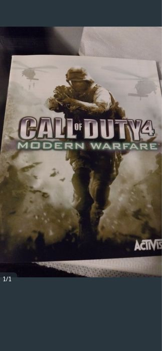 Manual jogo Ps3 Call of Duty Modern Warfare 4