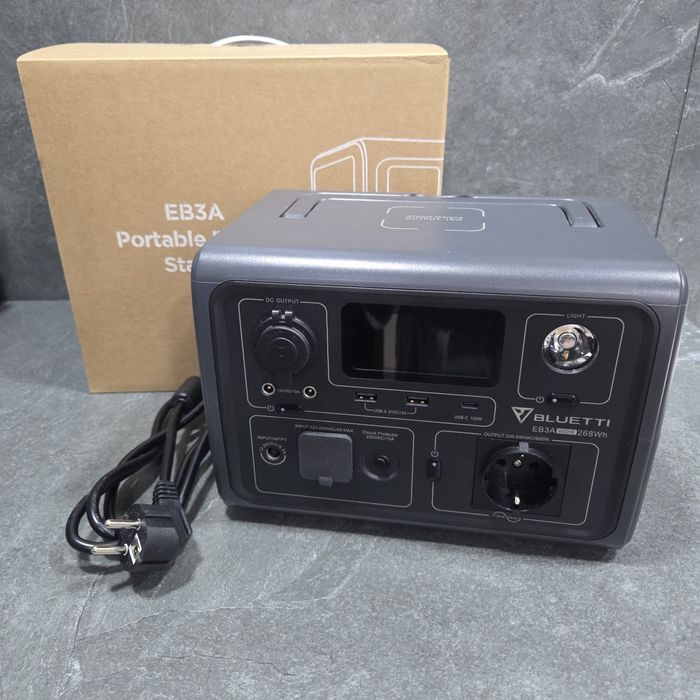 Зарядна станція Bluetti EB3A / 600 Вт / 268 Вт⋅год / LiFePO4