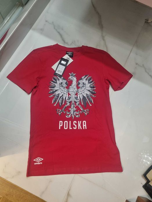 Koszulka czerwona sport S Nowa z metkami UMBRO