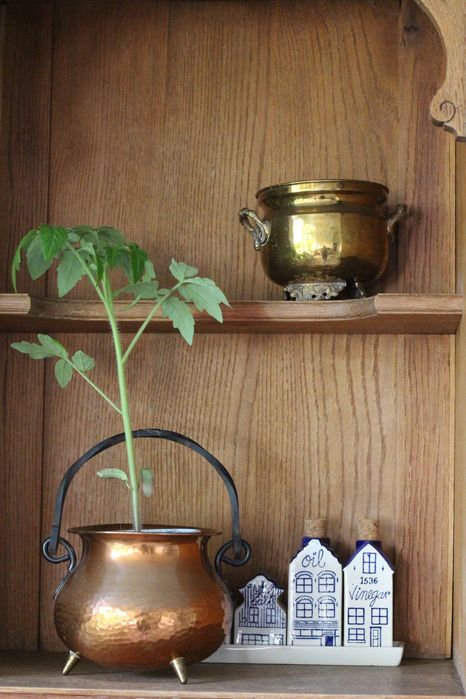 Вінтажні Кашпо / глечик мідні / латуні