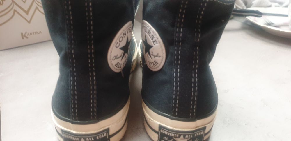 Converse trampki czarne