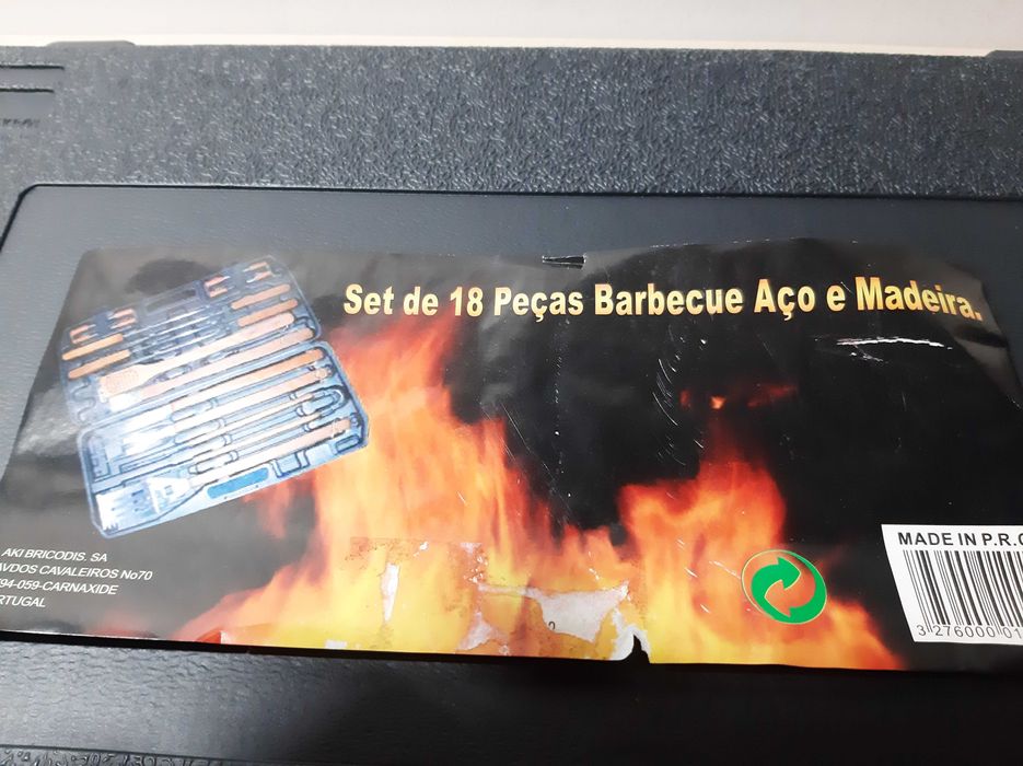 Barbecue kit em mala