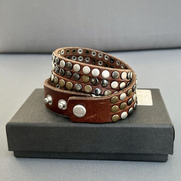 Liebeskind Berlin Vegeta bransoleta skórzana, beige