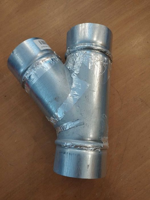 Forquilha Spiro Galvanizada 45º 100x100