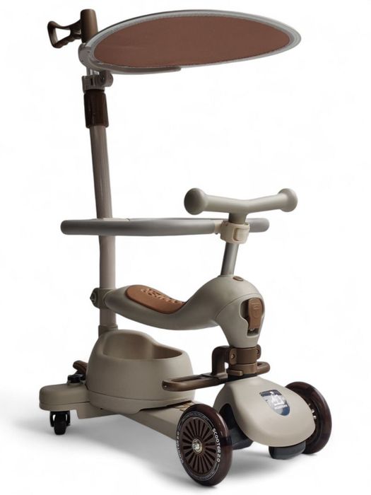 Стильний та модний самокат трансформер з батьківськой руч