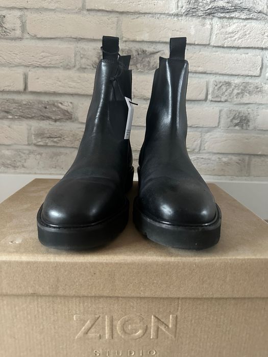 Sztyblety botki ZIGN skóra r41