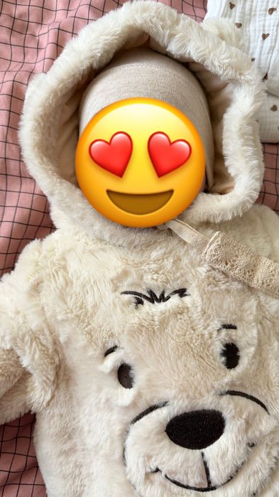 Дитячий плюшевий комбінезон (so cute) 3-6 місяців