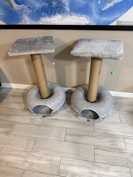 Домик для кота когтеточка 85 см см толстый столб