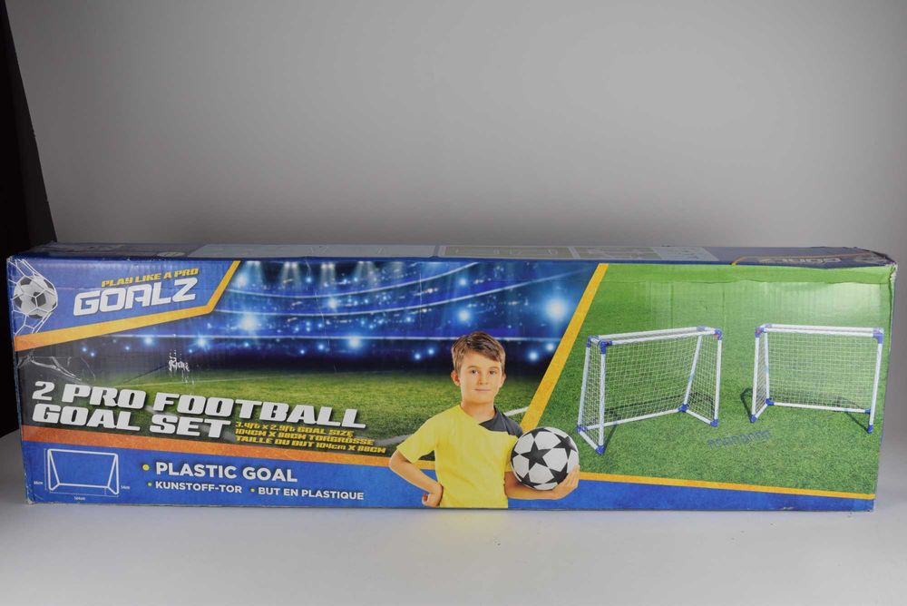 Bramki piłkarskie dla dzieci GOALZ – zestaw 2 szt.,  97×84 cm | NOWE