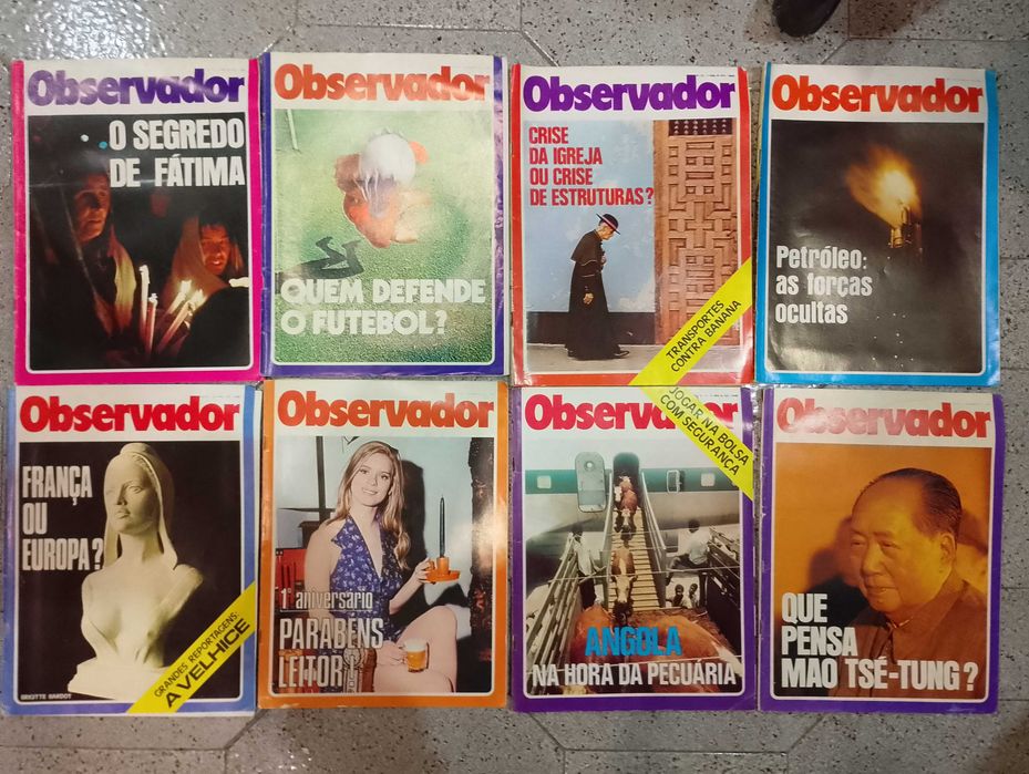 Revistas Observador 9 unidades
