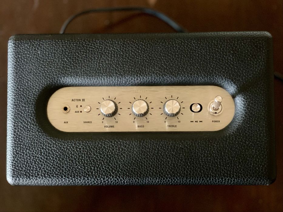 Marshall action 3 coluna bluetooth