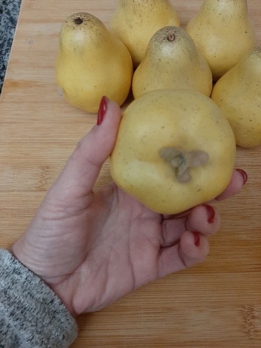Pêras e Maçãs para decoração
