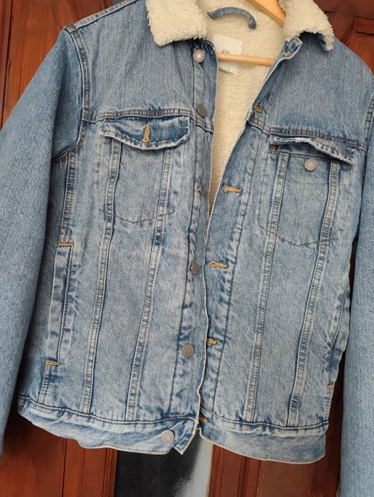 Dżinsowa ociepna bluza s