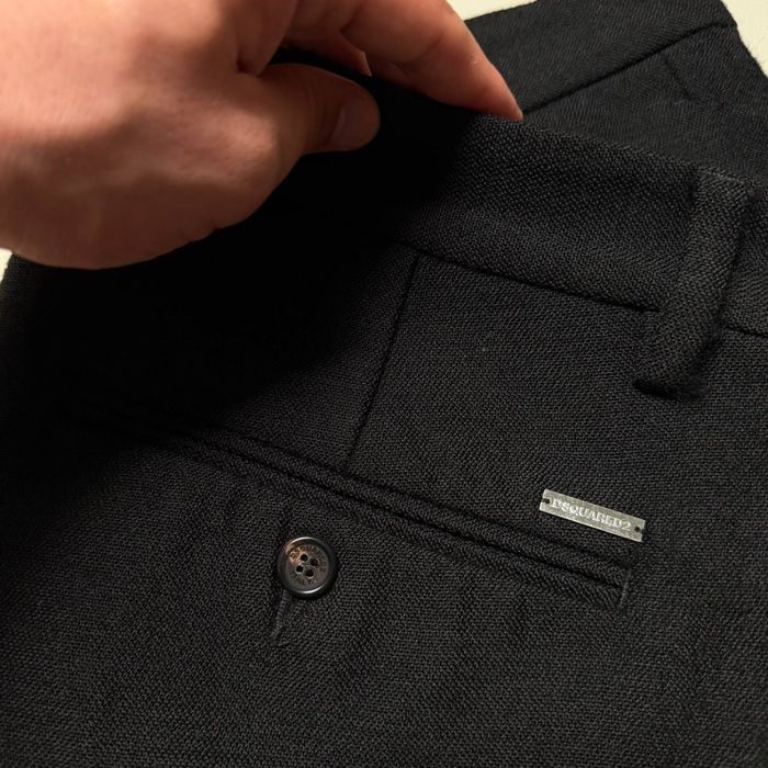 Spodnie Dsquared2 – Wool Blend, Cropped Tailored, Made in Italy