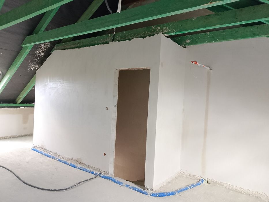 Tynki wewnętrzne maszynowe. Gipsowe,gipsowo-wapienne,hybrydowe