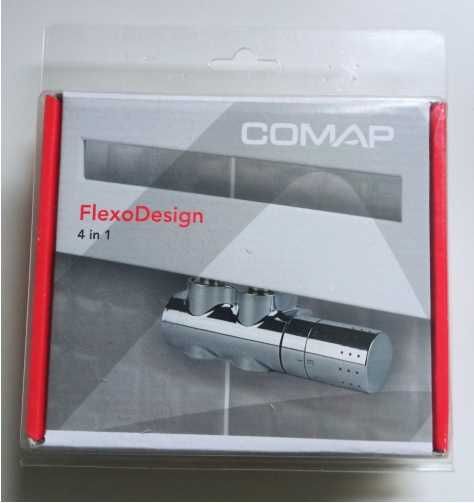 Moduł termostatyczny grzejnikowy FlexoDesign - CHROM - ODWRACALNY