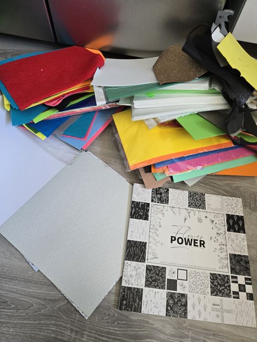 Filc, pianka, papier ozdobny wyprzedaż