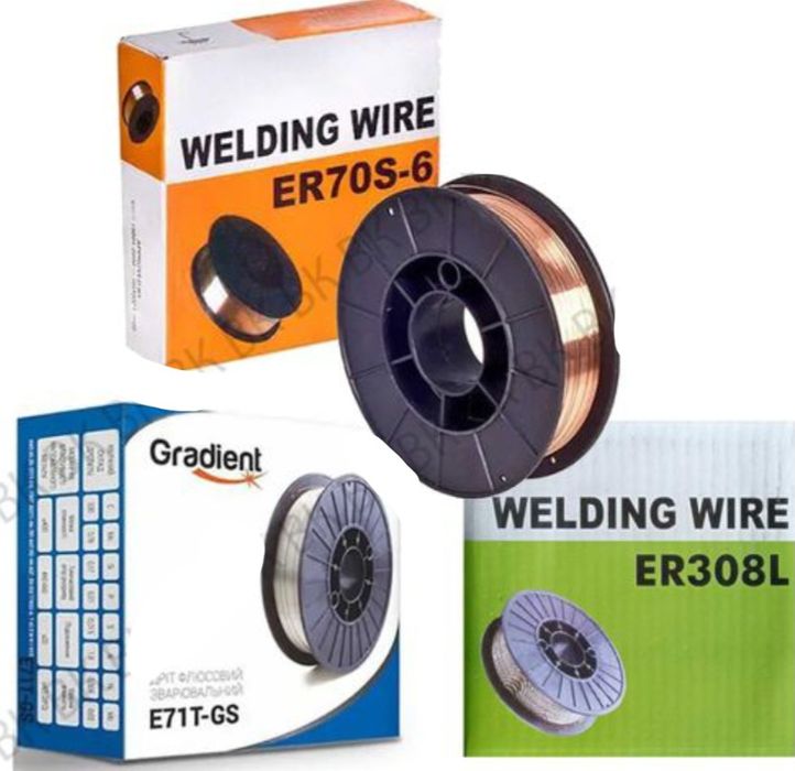 Сварочная проволока ОПТ-розн 1,2 -0.8мм  Флюс  Нерж Алюминий  Омедн