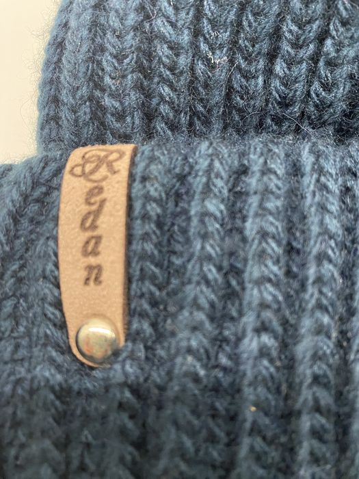 Шапка жіноча напівшерсть р.55-58 темно-синя