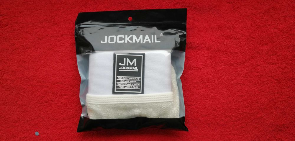 Jockmail jock strap przód zapinany na 3 napy , zatrzaski