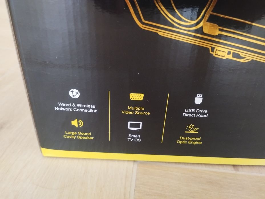 Projektor Caiwei A10q 1500Ansi Android Tv Full HD 1080P