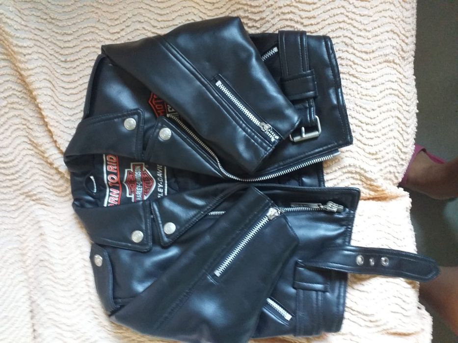 Kurtka Skórzana Harley Davidson dla dziecka