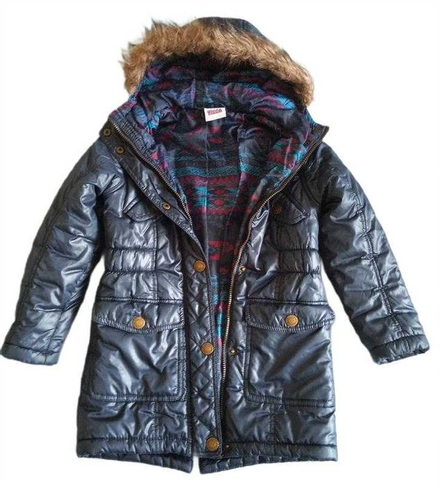 Тепла Зимова Парка/Куртка YIGGA для Дівчинки на 7-8 лет рост 134