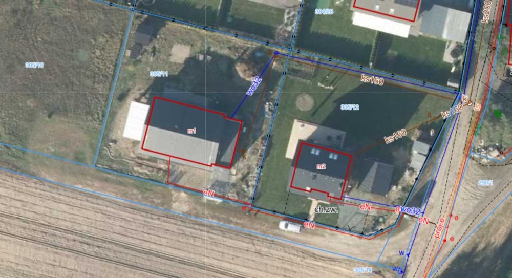 Grodzewo Zaniemyśl Działka budowlana 1106 m² gm. Śrem MPZP 21MN | las