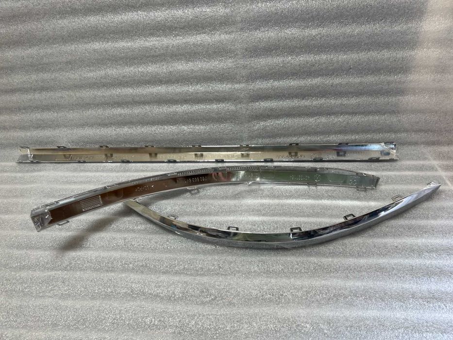 Молдинг, накладка хром бампера переднього, заднього VW Touareg 2018-22