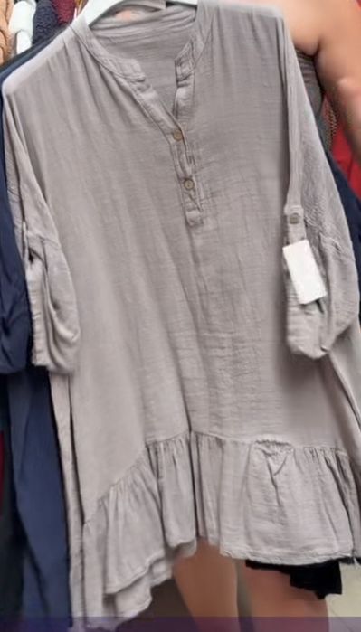 Tunika koszula damska plus size dwa kolory
