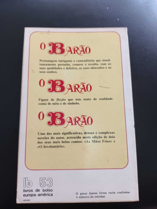 Livro usado "O Barão"