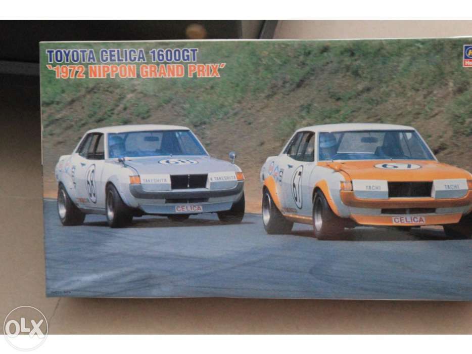 Kit modelismo toyota celica 1600gt – hasegawa 1972