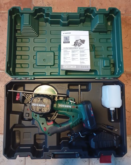 Cortador de azulejos a bateria Parkside 20V