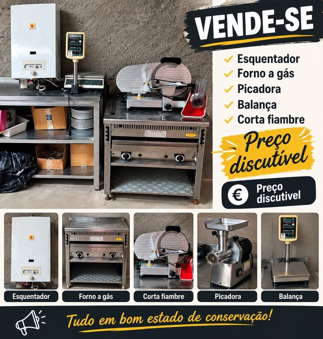 Vários eletrodomésticos