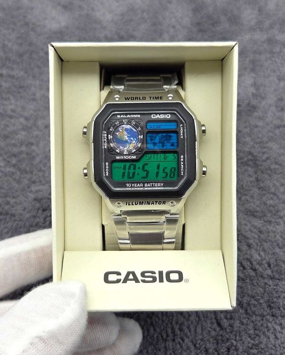 Casio Royale Green Earth AE-1200WHD – Fabrycznie Nowy Unikat Ziemia